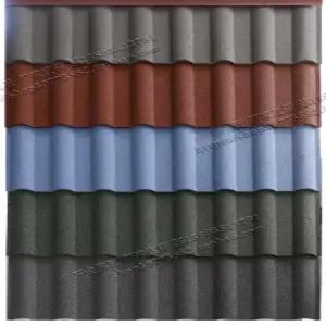 금속 기와 컬러 강판 돌 지붕 로마 유럽식 모래