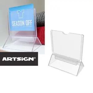 고품질 B투명아크릴 양면 소형 안내판 메뉴꽂이 메뉴판 안내판 아...