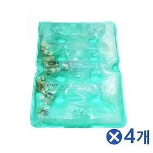 고품질 천연생옥 냉온 찜질팩(중) 4개 전자렌지 냉장고 일회용앞치마 찜질팩 온열찜질기 눈찜질팩 WFHW1U4