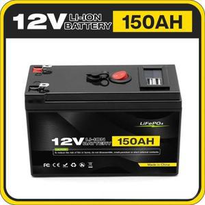 태양광 전기 자동차 및 12.6v3A 배터리용 12V150Ah 18650 리튬 팩