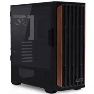 앱코 PC 케이스 컴퓨터 보호 안전 리얼 우드 블랙 BNA