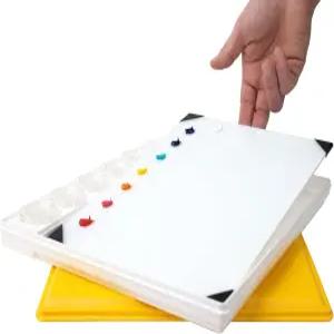 뉴 웨이브 POSH 유리 아티스트 팔레트 마스터슨 스타-습윤 화가의 팔 9 x12 세트 - 페인팅을 위한 강화 및