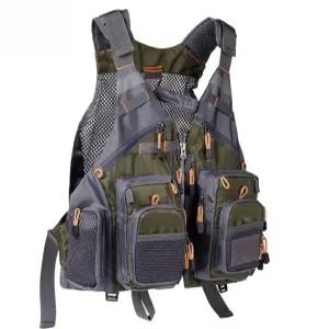 다기능 낚시 조끼 포켓 수납 아웃도어 바다 민물 의류 낚시장비 베스트