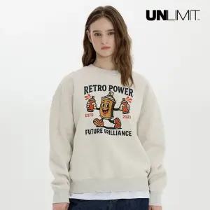 [택가 69,000원] 언리미트 Spray Crewneck (U25DTTS115) 남녀공용