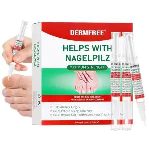 발가락 손톱 곰팡이 리뉴얼 펜 발톱 두껍고 변색되고 부러지며 손상된 및 손가락 손톱에 강력한 속효성 3팩