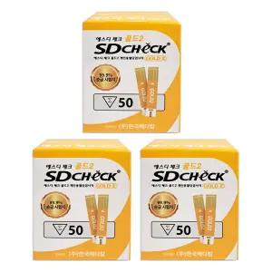 에스디 체크골드2 혈당시험지 50매 x 3개 / 2027-08-28