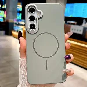 갤럭시와이드6 A13 4G 5G A135 A136 하드 맥세이프 메탈 카메라 프레임 매트 핸드폰 케이스