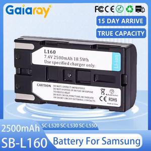 SB-L160 카메라 배터리 2500mAH SB-L320 SB-L480 삼성 SC-L520 VP-L500 용 충전식