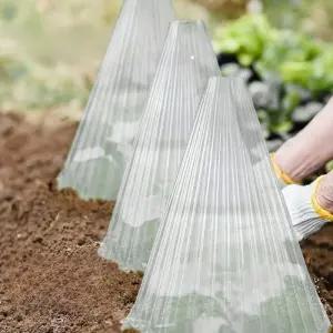 모종 보호 덮개 커버 케이스 방한 텃밭 식물돔 새싹 꼬깔 100개