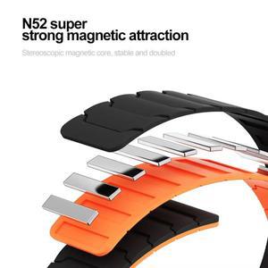 22mm 스마트 워치 마그네틱 실리콘 스트랩 레드미 워치 5 액티브/5 라이트용 팔찌 샤오미 레드미 워치 3 액