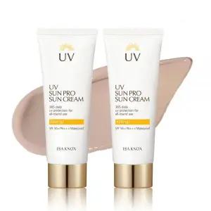 1+1 이자녹스 유브이 선 프로 365 데일리 커버 듀오 기획 세트 SPF50+ PA+++, 70ml,