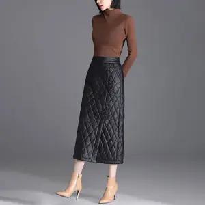 [루미루나]에코레더누빔스커트