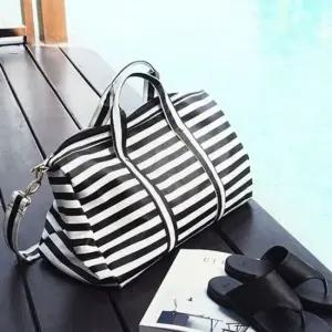 스트라이프 보스턴백 보스턴백 여행용 나들이 빅백 캐주얼 숄더 크로스