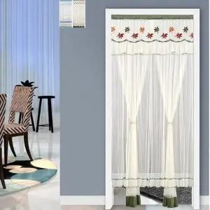 레이스 문가리개 커튼 방문 주방 가림막 120x210cm