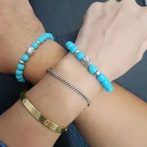 불교 용품 블루 부처님 팔찌 친구 엄마 선물