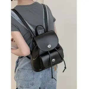 인조가죽 미니 대학생 고등학생 책가방 여대생 가방 셔링