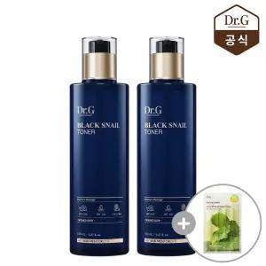 닥터지 블랙 스네일 토너 150ml 2개 + 레드 블레미쉬 쿨 수딩 마스크 1매