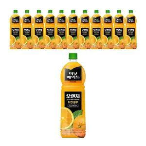 미닛메이드 시그니처 오렌지, 1.5L, 12개