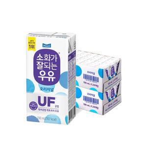소화가잘되는우유 오리지널, 190ml, 24개입, 2개