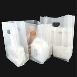 [HD반투명] 비닐쇼핑백 대 100매 링봉투 투명비닐백 반투명비닐 선물포장 스시 초밥 배달봉투