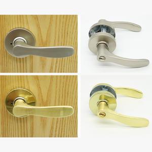 방문손잡이 폭스 그레이 골드 버튼형 열쇠형 국산