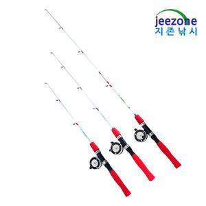 얼음낚시대세트 송어 빙어 산천어 얼음낚시 60 80 100cm 셋트 아이스 로드  라인 견지대