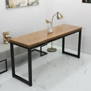 심플한 6인용 식탁 1800 카페 커피 전문점 폭이 좁은 롱 긴 테이블 1800x400