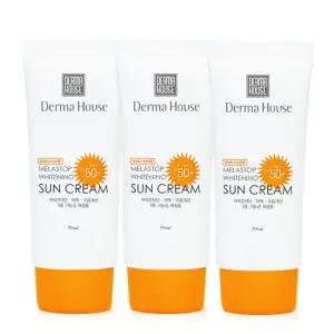 화이트닝 썬크림50mlx3개/미백 주름개선 자외선차단 베이스기능 SPF50+PA+++