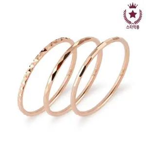 [도로시][손예진 착용] 14k 할로우 컷팅 모아링 반지(3type)