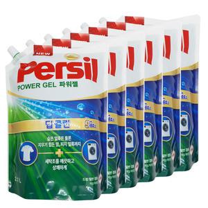 퍼실 파워젤리필 드럼/일반 겸용2.1Lx6개 액체세탁세제