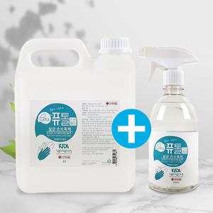 크로바 퓨톨 뿌리는 손소독제 살균소독제 4L+500ml