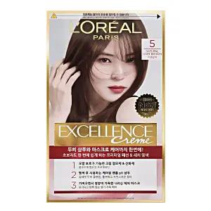 로레알 엑셀랑스 크림 염색약 5 자연갈색