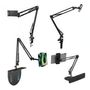 클램프 휴대폰 거치대 탄소강 유튜버 핸드폰 태블릿 로봇팔 관절형 자바라 침대 책상 틈새 폰거치대