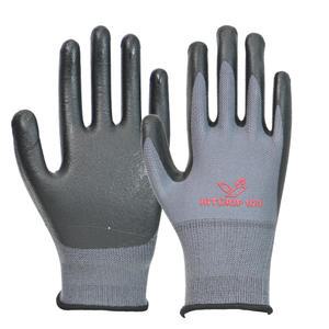 NBR 코팅 장갑 히트 그립 100 S M L 세탁 가능 핸드폰 터치 가능 파워 작업 안전 정비