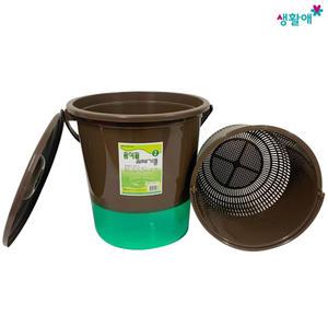 DR 음식물쓰레기통 2호/음식물처리기 휴지통 분리수거