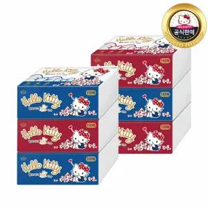 헬로키티 뽑아쓰는 팝업티슈 골드(110매x6개)