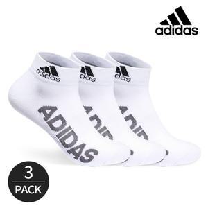[아디다스] 골프 남성 퍼포먼스 사이드 빅로고 발목양말 3P_WH