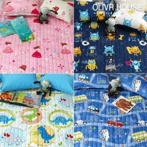 창고개방 아동 순면트윌 침대패드겸 카페트SS슈퍼싱글