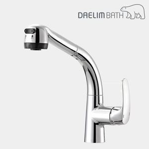 대림바스 DL-K1015 오퍼스2 시리즈 1홀 주방 다대싱크수전 데크형 착탈식 핸드 스프레이 원홀 DLK1015