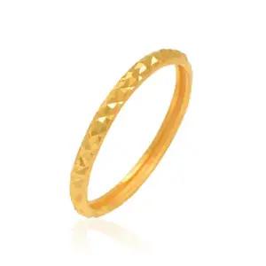 여자 순금 반지 1.12g 24K [레이어드 컷팅 실반지]