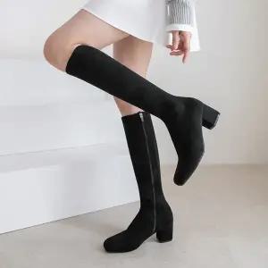 [분홍코끼리] 무중력깔창) 모델라인 스판 삭스 롱부츠(3/5/7cm)