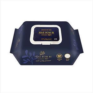 해봄비 프리미엄 엠보싱 대형물티슈 60매 10팩 (200x300mm)