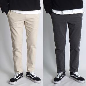 남자 겨울 테이퍼드 양기모 밴딩팬츠 슬림 일자 빅사이즈 스판