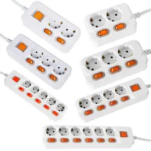 국산 멀티탭 2구 3구 4구 5구 6구 개별 멀티 콘센트