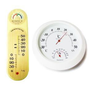 나이스데이 온습도계 무건전지 벽걸이형 습도계 온도계 어린이집 유치원 가정용 학교 학원