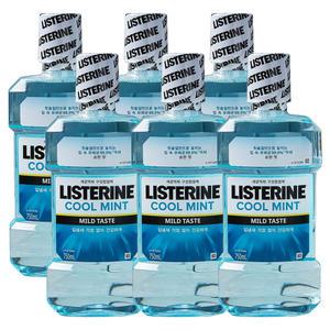 리스테린 쿨민트 마일드 750ml 6개