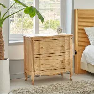 무료배송(리퍼) 가이아 엔틱 2단 원목 서랍장 수납장 A