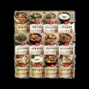 동원 양반 즉석 간편국 탕 골라담기 사골 미역 육개장 감자 도가니탕