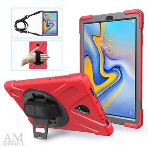 [아미크]갤럭시탭 A 10.5 실리콘 3중보호 범퍼 스트랩 태블릿 케이스 T590 T595