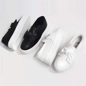 [오노마] ONM 키높이 편안 슈즈 리본 슬립온 여성  단화 신발 (S8813960)